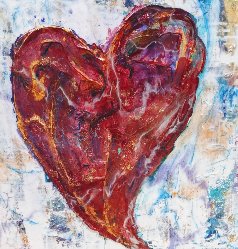 Heart Series VI by artist Lacy Husmann
